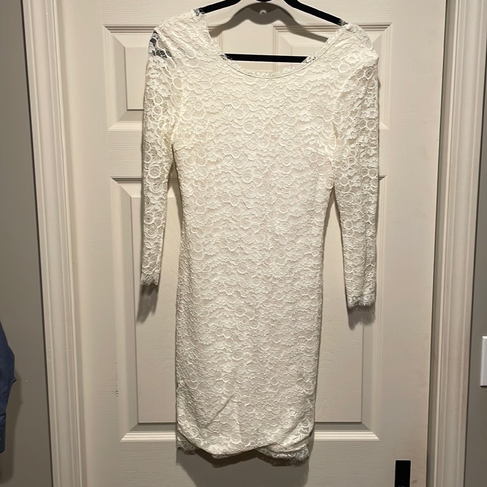 Off White Lace Dress